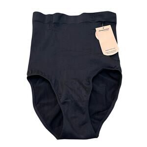 Shapermint All Day Everyday High Waisted Shaper Panty XS/S Black Seamless Modest